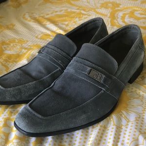 Calvin Klein Grey Suede Shoes